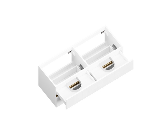 Тумба для ванной комнаты ЗОВ Лира, под раковину, Белый глянец 120 Тумба для ванной комнаты ЗОВ Лира, под раковину, Белый глянец 120