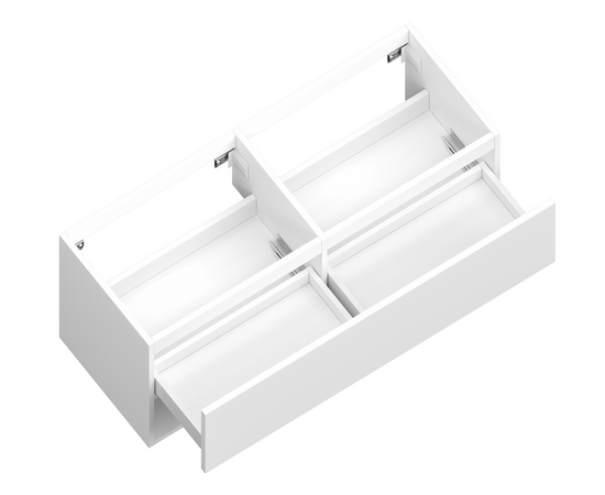 Тумба для ванной комнаты ЗОВ Кито-2, под столешницу, Белый мат 120 Тумба для ванной комнаты ЗОВ Кито-2, под столешницу, Белый мат 120