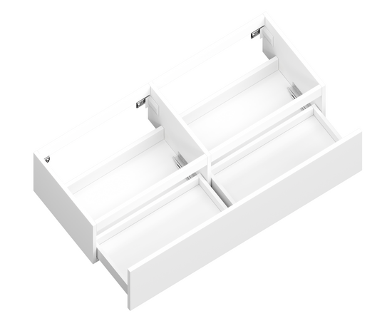Тумба для ванной комнаты ЗОВ Кито, под столешницу, Белый мат 120 Тумба для ванной комнаты ЗОВ Кито, под столешницу, Белый мат 120