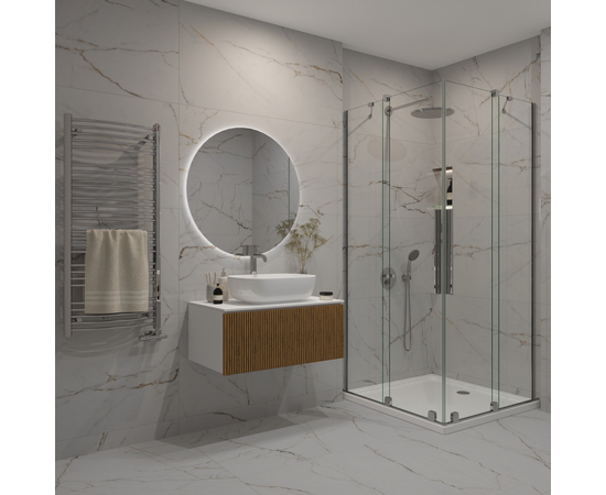 Тумба для ванной комнаты ЗОВ Кито, под столешницу, Белый/Тростник 60 - Изображение 4 Тумба для ванной комнаты ЗОВ Кито, под столешницу, Белый/Тростник 60 - Изображение 4