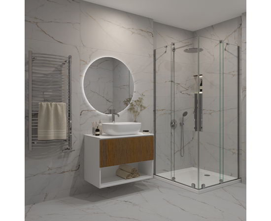 Тумба для ванной комнаты ЗОВ Кито-2, под столешницу, Белый/Тростник 100 - Изображение 5 Тумба для ванной комнаты ЗОВ Кито-2, под столешницу, Белый/Тростник 100 - Изображение 5