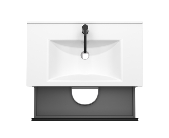 Тумба для ванной комнаты ЗОВ Парма, с раковиной, Аттик 90