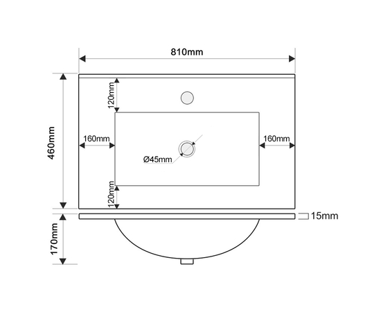 Тумба для ванной комнаты ЗОВ Парма, с раковиной, Белый/Белый галифакс 80 - Изображение 5 Тумба для ванной комнаты ЗОВ Парма, с раковиной, Белый/Белый галифакс 80 - Изображение 5