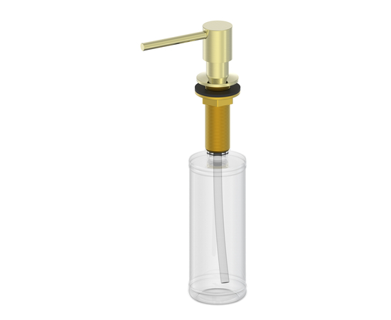 Soap dispenser Oliveeka SD02, brushed gold Soap dispenser Oliveeka SD02, brushed gold