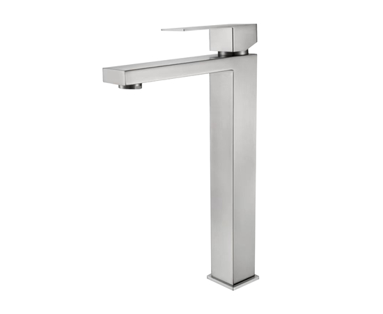 SS high basin mixer Oliveeka 962008G, brushed nickel
