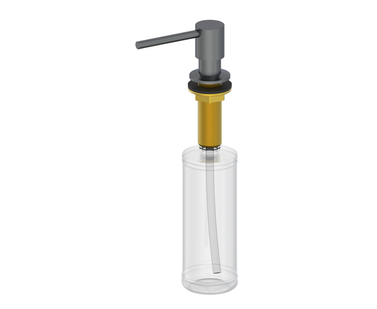 Soap dispenser Oliveeka SD02, brushed gun metal Soap dispenser Oliveeka SD02, brushed gun metal