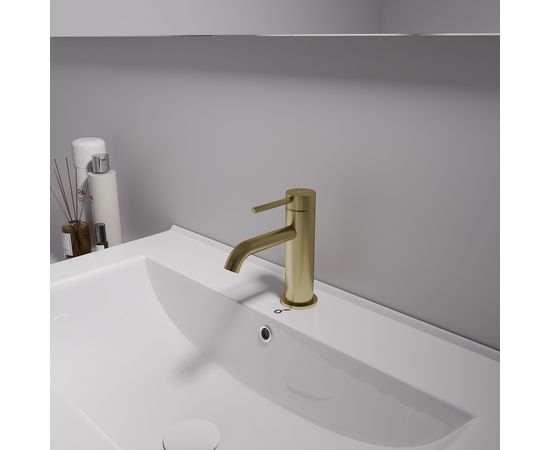 Basin mixer Oliveeka 88139017, brushed gold