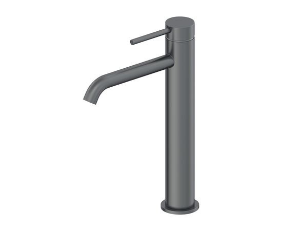 High basin mixer Oliveeka 88239017, brushed gun metal