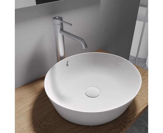 High basin mixer Oliveeka 88239017, chrome