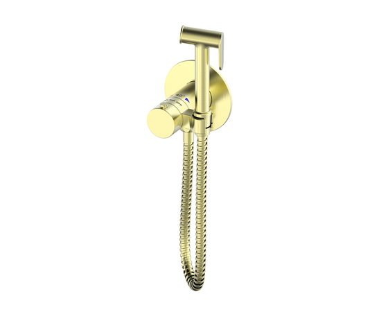 Thermostatic concealed spray gun shower mixer Oliveeka 829909,  brushed gold Thermostatic concealed spray gun shower mixer Oliveeka 829909,  brushed gold