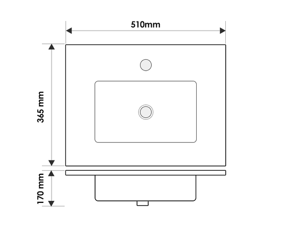 Раковина накладная Oliveeka YJ-802-50, белая - Изображение 4
