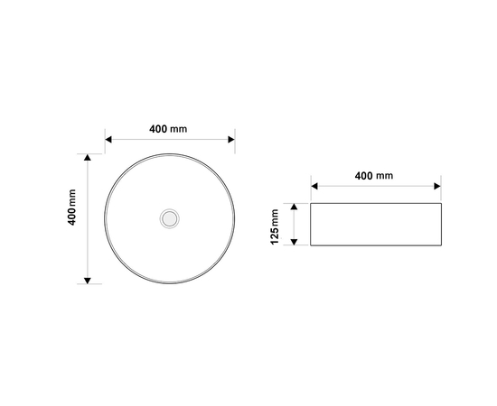 Раковина накладная Oliveeka 9514C на столешницу 400-400 белая - Изображение 7