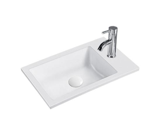 Раковина накладная Oliveeka 2045, белая