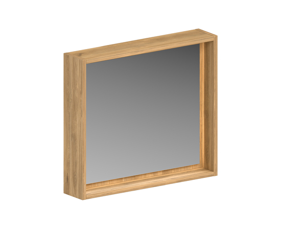 Зеркало  для ванной комнаты ЗОВ Женева, Дуб медовый 60