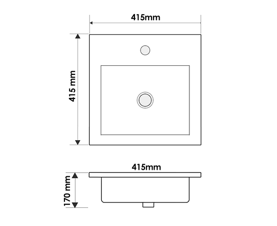 Раковина накладная Oliveeka 627, белая - Изображение 6