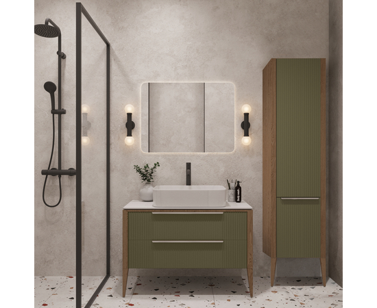 Пенал напольный Валенсия Массив-Т RAL 6013