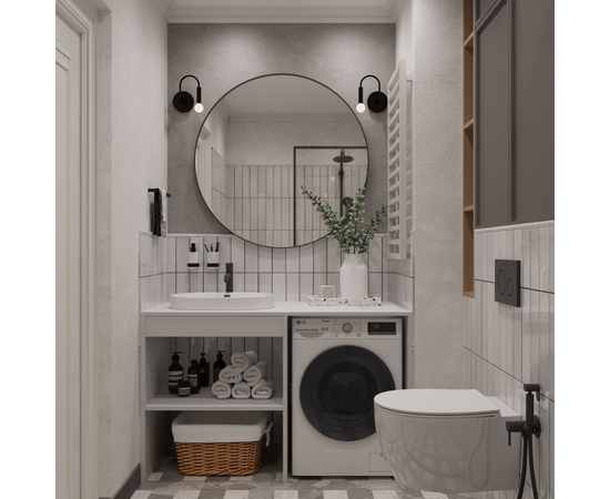 Тумба Стамбул S130LWP0LWPWMC2BC, Премиум 130 (2 выреза BC)