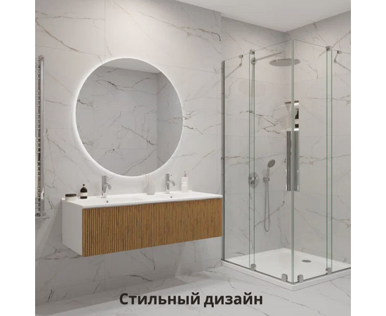 Тумба для ванной комнаты ЗОВ Кито, с раковиной, Тростник 120, Смеситель Oliveeka 88139017, хром - Изображение 3 Тумба для ванной комнаты ЗОВ Кито, с раковиной, Тростник 120, Смеситель Oliveeka 88139017, хром - Изображение 3