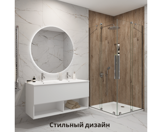 Тумба для ванной комнаты ЗОВ Кито-2 Белый мат 120 , с раковиной Oliveeka S-120, смеситель Oliveeka 88139017, хром - Изображение 3 Тумба для ванной комнаты ЗОВ Кито-2 Белый мат 120 , с раковиной Oliveeka S-120, смеситель Oliveeka 88139017, хром - Изображение 3