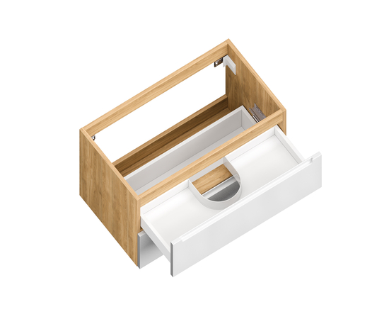 Тумба для ванной комнаты ЗОВ Дион, под раковину, Белый мат/Дуб 60 [CLONE] [CLONE] [CLONE] [CLONE] [CLONE] [CLONE] [CLONE] [CLONE] [CLONE] [CLONE]