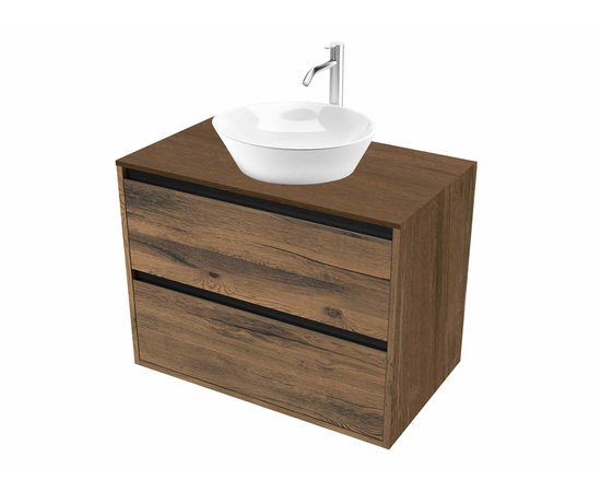 Тумба под раковину Парма P70LA0MAMC1B-LDSPA, столешница ЛДСП Аттик / Аттик 70