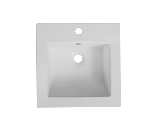 Раковина накладная Oliveeka S2001-L-40 белая - Изображение 2
