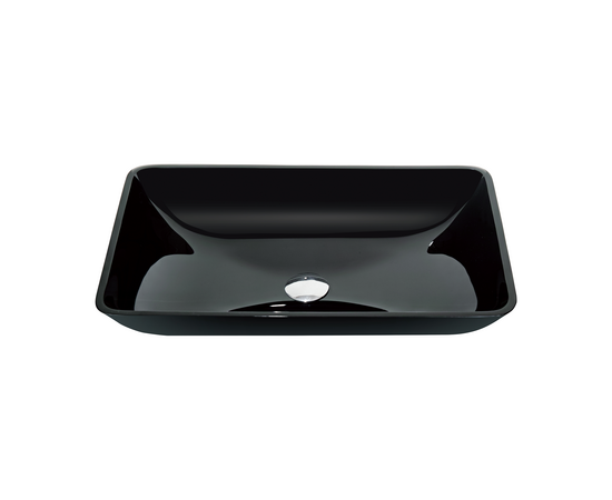 Раковина в ванную Oliveeka TY055SB на столешницу 560-360 черная