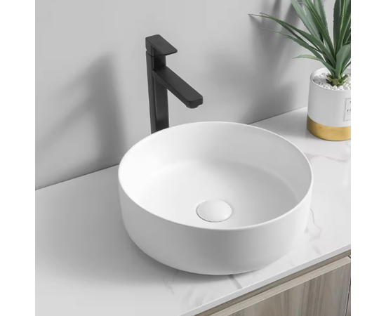 Раковина накладная Oliveeka 9514C на столешницу 400-400 белая