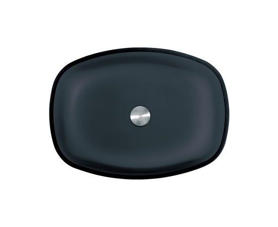 Раковина в ванную Oliveeka TY335MGY на столешницу 540-395 черная - Изображение 2