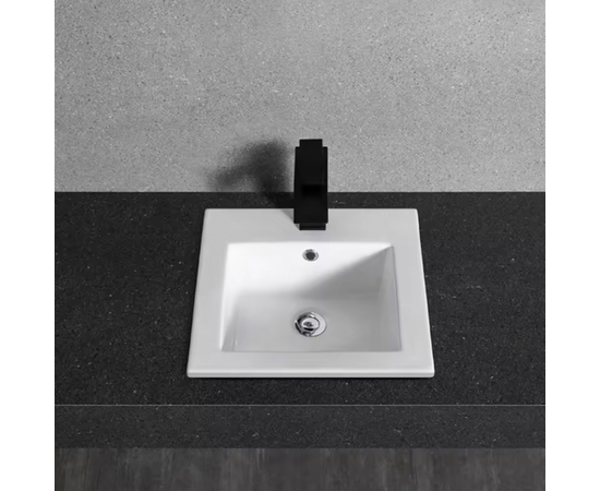 Раковина накладная Oliveeka 627, белая - Изображение 3