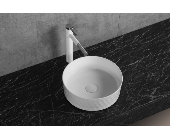 Раковина накладная Oliveeka 7044F белая - Изображение 2