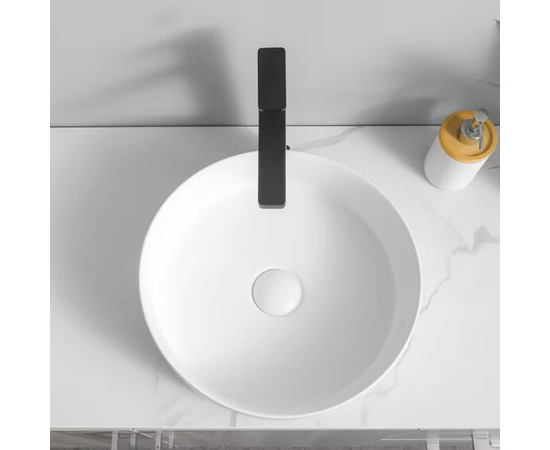 Раковина накладная Oliveeka 9514C на столешницу 400-400 белая - Изображение 2