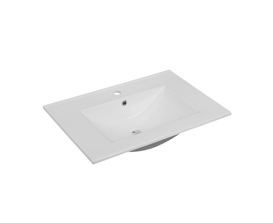 Раковина накладная Oliveeka, белая, S70