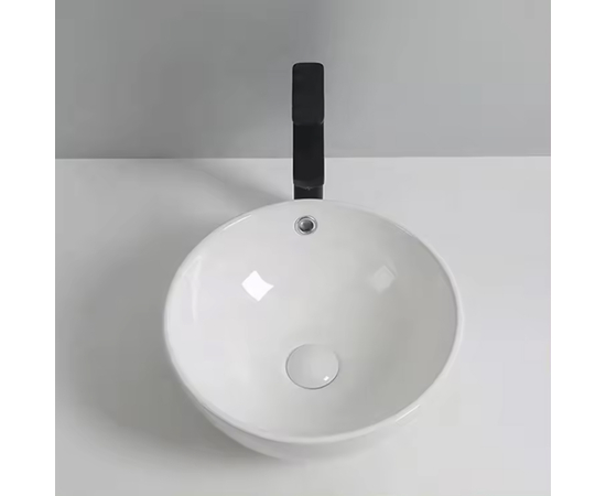 Раковина накладная Oliveeka 9002 на столешницу 380-380 белая - Изображение 2