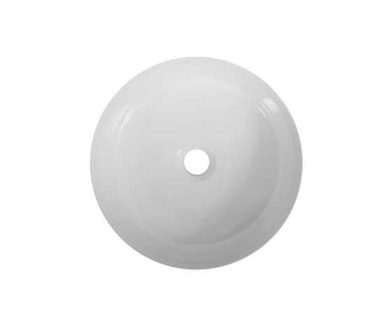 Раковина накладная Oliveeka 7044С полувстраиваемая белая - Изображение 2