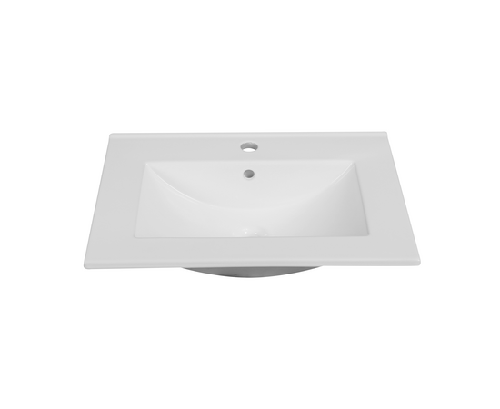 Раковина накладная Oliveeka, белая, S60