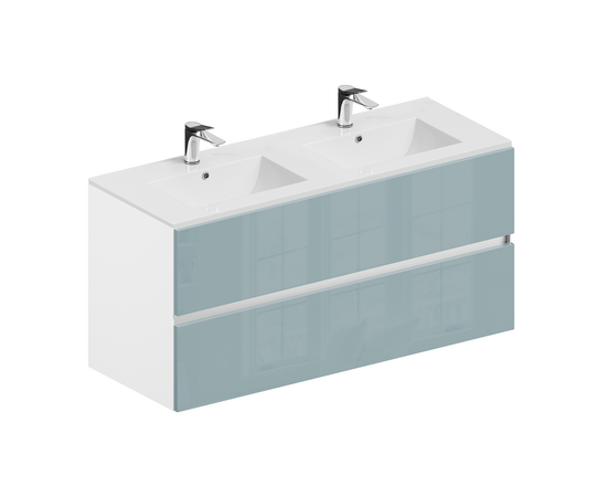 Тумба для ванной комнаты ЗОВ Лира, с раковиной, Адриатик 120