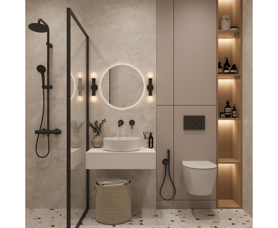 Раковина накладная Oliveeka 9514C на столешницу 400-400 белая - Изображение 5