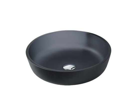 Раковина в ванную Oliveeka TY161MG на столешницу 420-420 черная