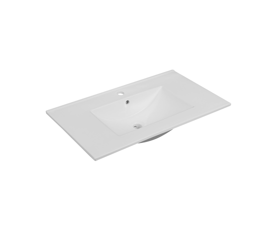 Раковина накладная Oliveeka S2001-L-80 белая