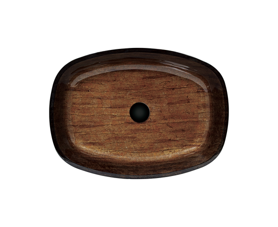 Раковина в ванную TY-219 на столешницу 540-395 дерево - Изображение 2