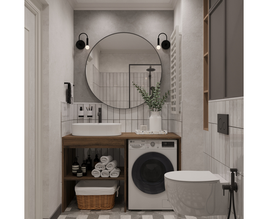 Раковина накладная Oliveeka 9689A на столешницу 600-380 белая - Изображение 4