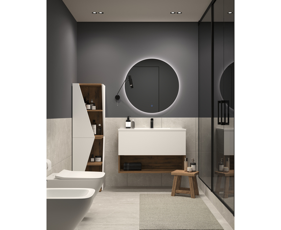 Раковина накладная Oliveeka, белая, S100 - Изображение 4