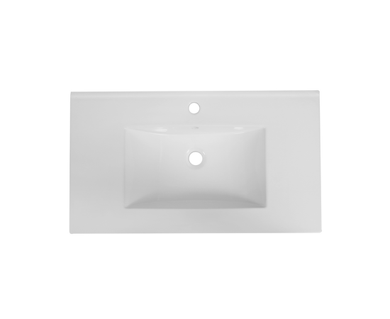 Раковина накладная Oliveeka S2001-L-80 белая - Изображение 2