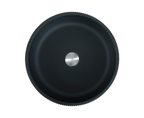 Раковина в ванную Oliveeka TY333MBV на столешницу 420-420 черная - Изображение 2