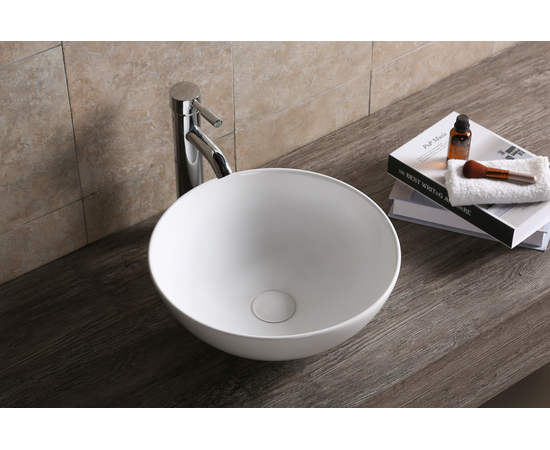 Раковина накладная Oliveeka 3301 белая - Изображение 2
