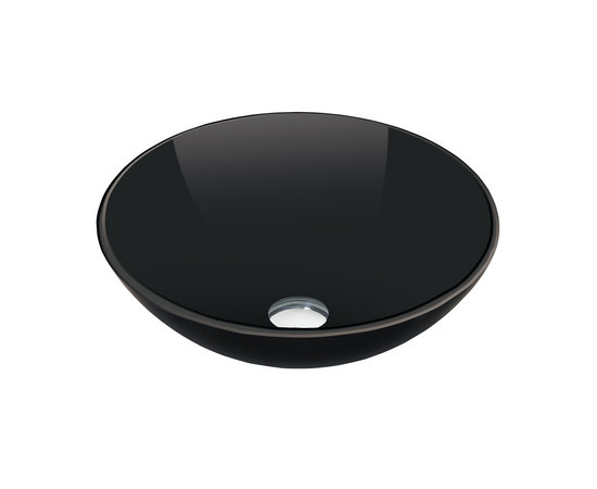 Раковина в ванную Oliveeka TY006SB на столешницу 420-420 черная