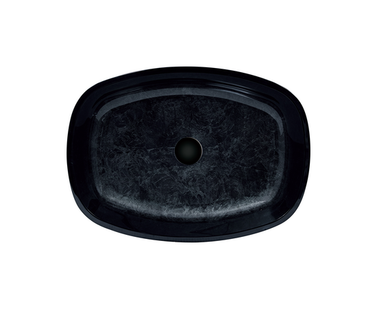 Раковина в ванную TY-220 на столешницу 540-395 черный - Изображение 2