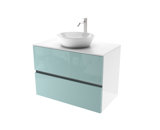 Тумба для ванной комнаты ЗОВ Лира, белая столешница, Адриатик 60 Тумба для ванной комнаты ЗОВ Лира, белая столешница, Адриатик 60