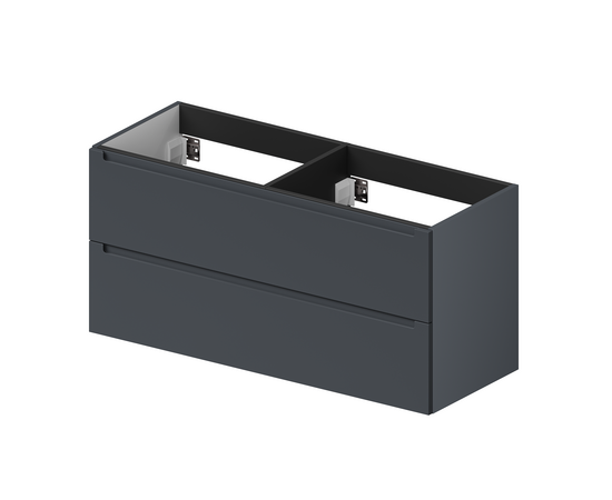 Тумба для ванной комнаты ЗОВ Дион, под раковину, Графит мат 120 Тумба для ванной комнаты ЗОВ Дион, под раковину, Графит мат 120